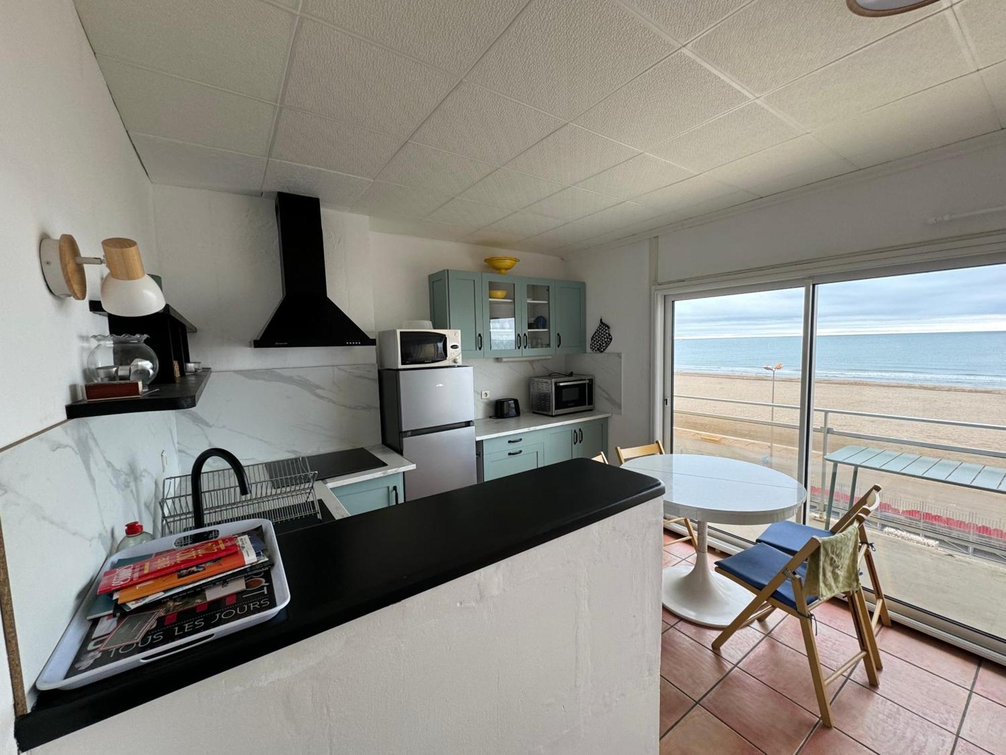 Appt T3 Front De Mer Belle Vue Narbonne Extérieur photo